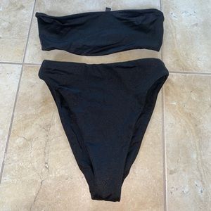 High waisted bikini set